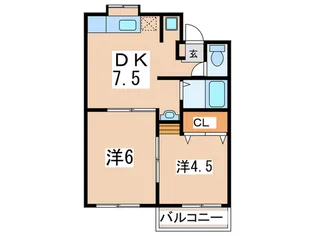 メゾン アピア【2階】の間取り