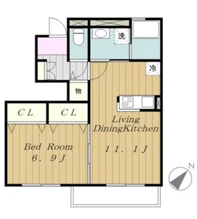 コンフォートソウミ【1階】の間取り