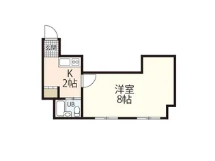 ジョイフル河原町【2階】の間取り