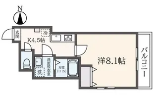 アリベルガーデンピア20番館【2階】の間取り
