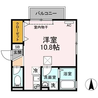 ルミエール【1階】の間取り