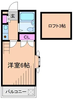芙蓉ハイツ【2階】の間取り