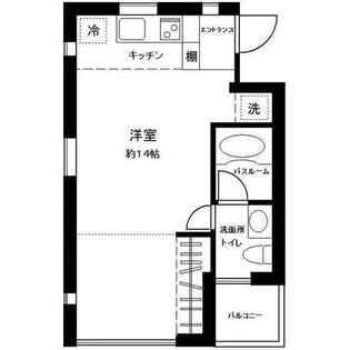 Katase BLDII(カタセビルディングツー)【4階】の間取り