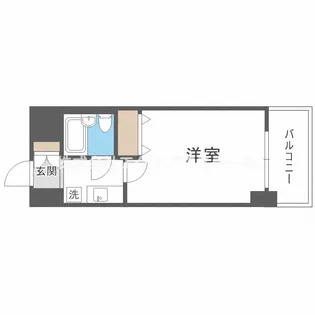 エスリード北梅田第2【10階】の間取り