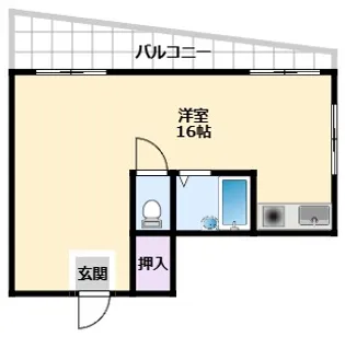 キタノビル【2階】の間取り