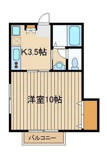 アールエムエスサブリーム【1階】の間取り