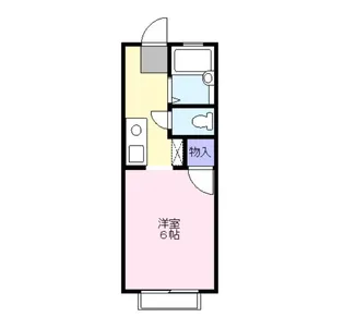 三和コーポ【1階】の間取り
