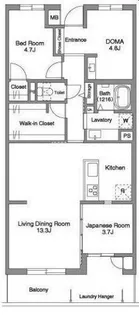 コンフォリア墨田三丁目【1階】の間取り