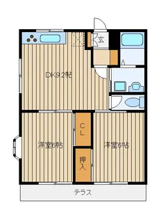 東京都練馬区上石神井4【アパート】の間取り
