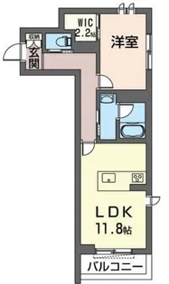 フォンターナ鈴谷【2階】の間取り