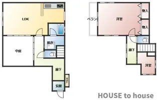 ハイツ山上の間取り