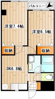 神奈川県川崎市宮前区鷺沼4【マンション】の間取り