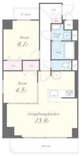 Lier lavenir【4階】の間取り