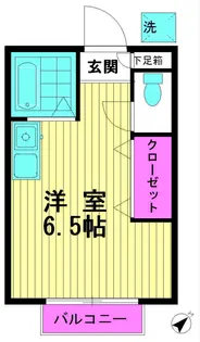 東京都渋谷区初台1【マンション】の間取り
