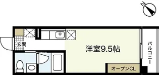 エスタディオII【2階】の間取り