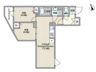 HJクラウンIの間取り