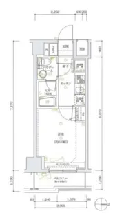 スパシエソリデ武蔵小杉【8階】の間取り