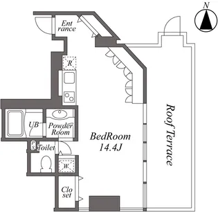 ユーレジデンス自由が丘【2階】の間取り