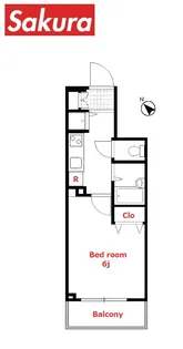 グランド・ガーラ横濱山下町【2階】の間取り