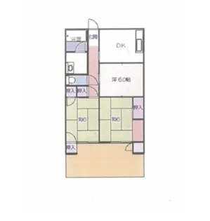 日光マンション【2階】の間取り