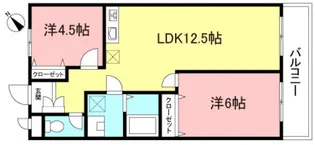 アーバンハウスアサヒ【2階】の間取り