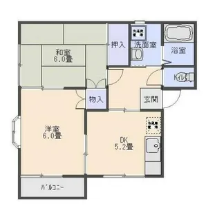 ルーバン【2階】の間取り