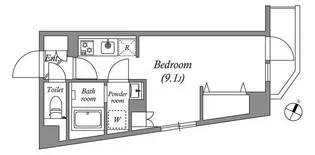 クオリタス田端【2階】の間取り