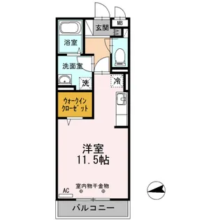 トネリコテラス 1【2階】の間取り