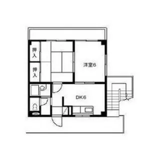 エステートピア野川【3階】の間取り