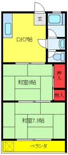 第2池田マンション【1階】の間取り