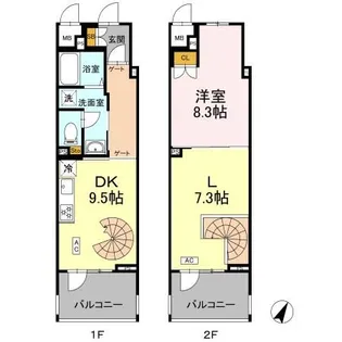 リーラ横浜川和町の間取り