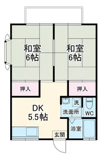 ファミーユ習志野台【1階】の間取り