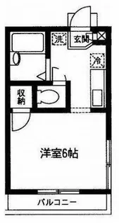 千葉県市川市南行徳3【アパート】の間取り
