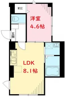 東京都大田区中央6【マンション】の間取り