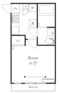 プランドール西戸部A棟【1階】の間取り