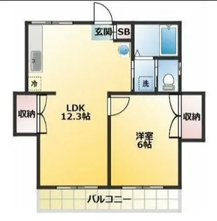 東京都練馬区南大泉5【アパート】の間取り