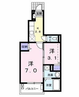 グランシャリオ VII【1階】の間取り