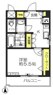 塩野第2ビル【3階】の間取り