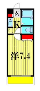 コーポ松風【1階】の間取り