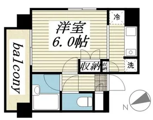 メゾン・ド・レノン【6階】の間取り