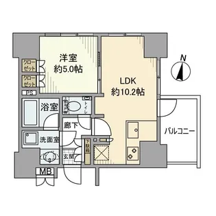 埼玉県さいたま市大宮区宮町1【マンション】の間取り