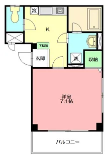 パルホームズ【1階】の間取り