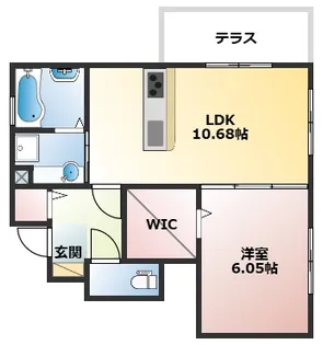 Sumika【1階】の間取り