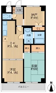 アビタシオンクレール【1階】の間取り