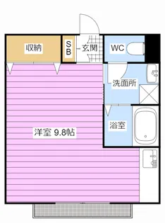 メゾン片山【2階】の間取り