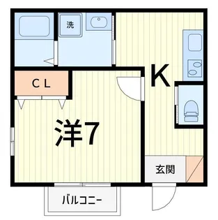 パレスホリケ1【2階】の間取り