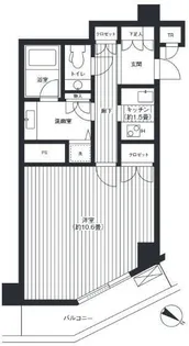 ヒューリック浅草一丁目【3階】の間取り