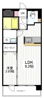 アルファプライム小松島【1階】の間取り