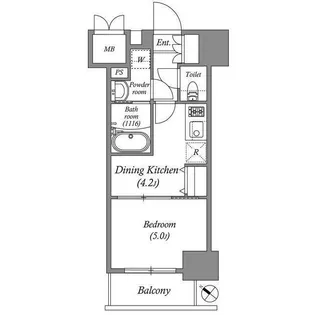 オーパスホームズ南行徳【5階】の間取り