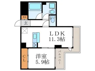 sawarabi kitayama【1階】の間取り